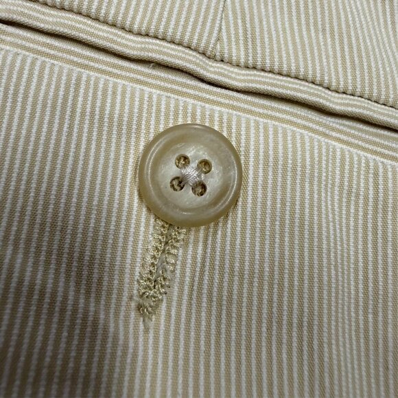 Burberry London Corduroy Pants Lightweight Cotton Made in USA Beige 36x33 - Picture 9 of 10